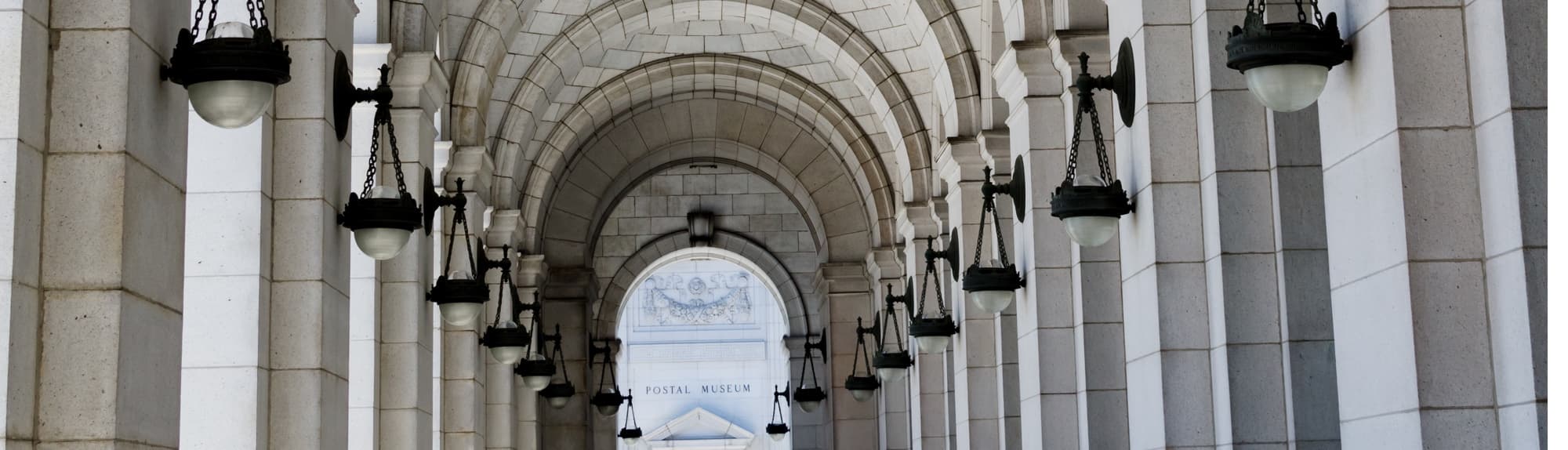Grand arched colonnade